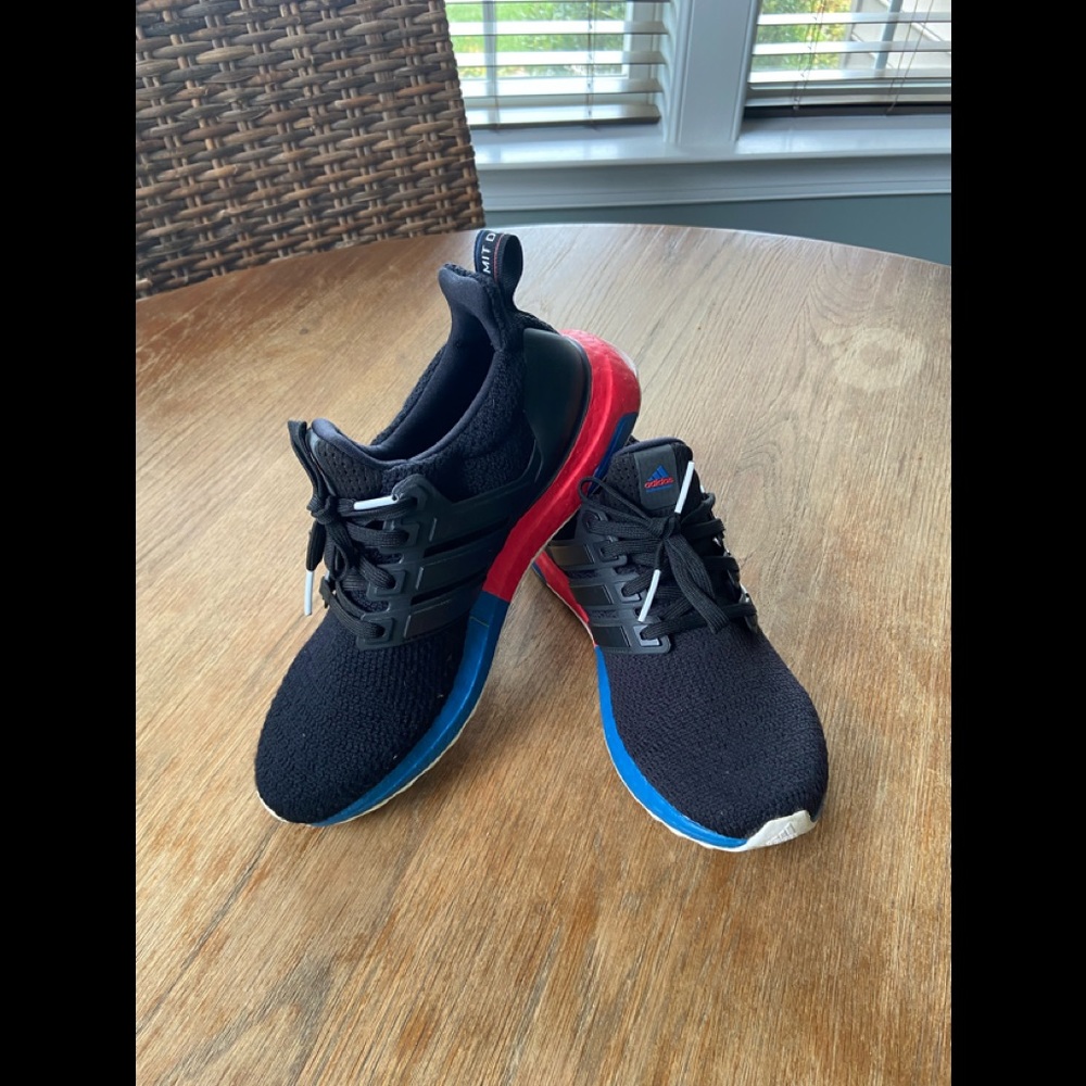 slightly worn boys adidas ultra boost sneakers
